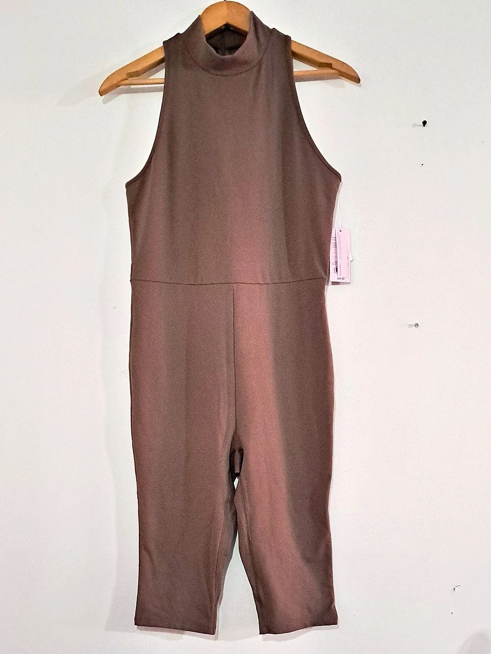Butter Bliss Sleeveless Jumpsuit in Brown NWT